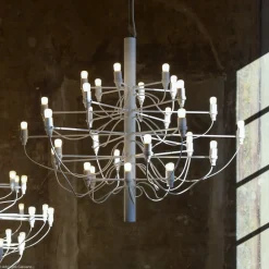 FLOS Lysekroner>2097/30 LED-lysekrone, matteret, hvid