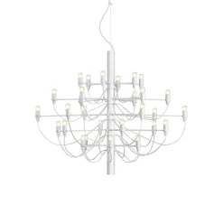 FLOS Lysekroner>2097/30 LED-lysekrone, matteret, hvid