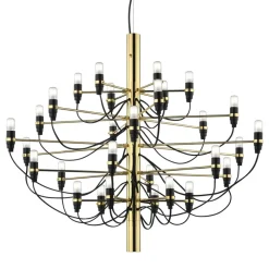 2097/50 LED-lysekrone, matteret, messing^FLOS