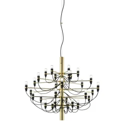 2097/50 LED-lysekrone, matteret, messing^FLOS