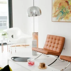 Arco bue-gulvlampe, krom, højde 240 cm, E27^FLOS Sale