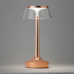 Bon Jour unplugged LED-bordlampe, kobber^FLOS Hot