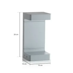 Flos Architectural FLOS Casting C 100 sokkellampe 20 cm, grå