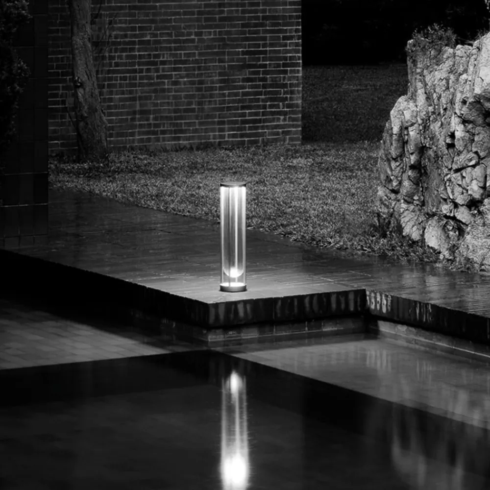 Flos Architectural Gadebelysning>FLOS In Vitro Pullert 1, 2.700 K, 40 cm, lysegrøn