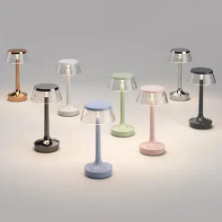 FLOS Bordlamper>LED-bordlampe Bon jour unplugged, grå