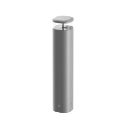 FLOS Pointbreak Bollard 2, 2.700 K grå 60cm^Flos Architectural