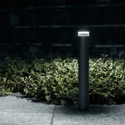 Flos Architectural FLOS Pointbreak Bollard 2, 2.700 K antracit 60cm