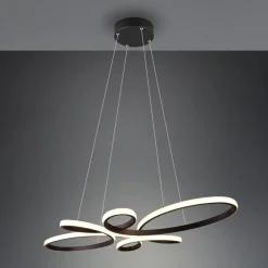 Fly LED-pendel, mat sort, 3.000 K, 83 cm x 45 cm^Trio Lighting Clearance