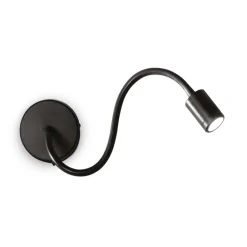 Ideallux Focus fleksibel LED-væglampe, sort