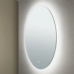 ORION Focus LED-spejl, Ø 60 cm, CCT, antidug, berøringsdæmper