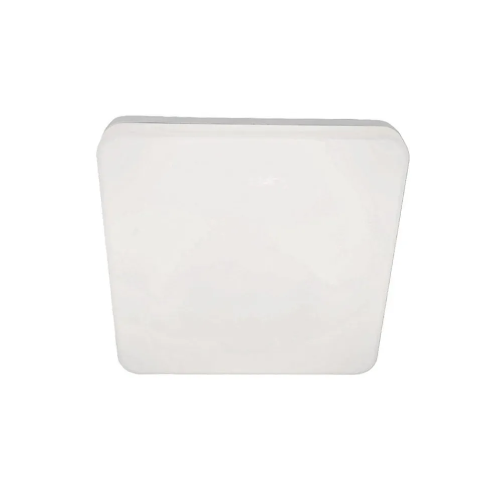 Folk udendørs loftlampe, sensor, 28 x 28 cm, hvid, IP65^Fabas Luce Best