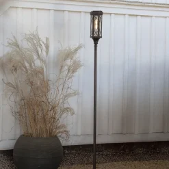 STAR TRADING Solcellelamper|Gadebelysning>Folke LED-gadelampe kan monteres i 3 højder