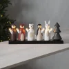 STAR TRADING Dekorationsbelysning|Julepynt>Forest Friends LED-lysestage, 5 lyskilder