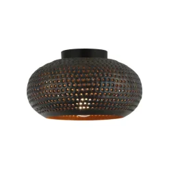 Freelight Fori loftslampe, Ø 30 cm, brun, metal