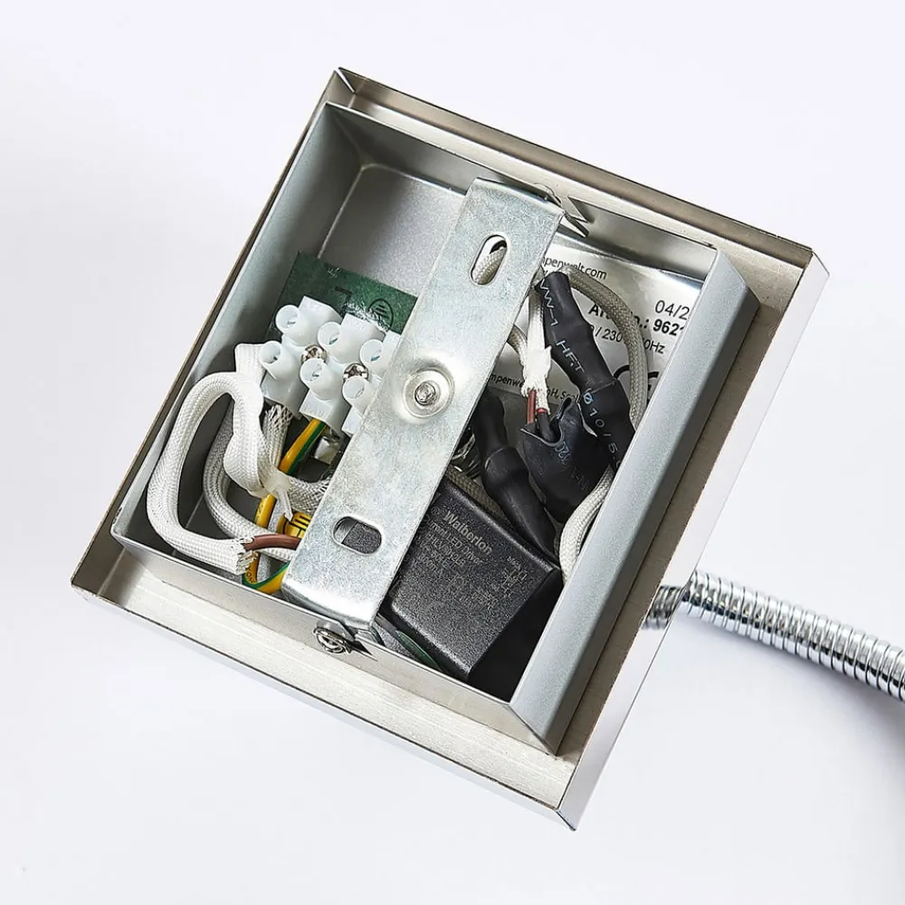 Lindby Væglamper|Væglamper>Forkromet væg-læselampe Berfin, LED