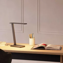 LED-bordlampe Zenit, sort, ABS, højde 36 cm^Forlight Online