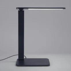 LED-bordlampe Zenit, sort, ABS, højde 36 cm^Forlight Online