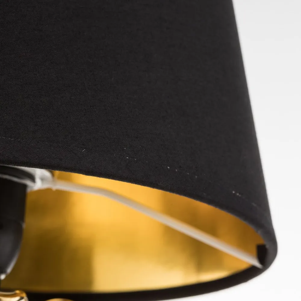 Fornem keramisk bordlampe Pineapple i guld-sort^Reality Leuchten Sale