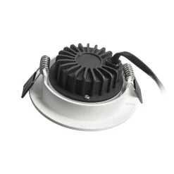 Deko-Light Forsænket loftlampe Dione, IP44, 2.700 K, hvid, dæmpbar