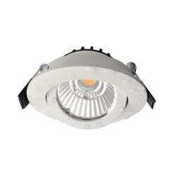 Deko-Light Loftlamper|Indbygningsspots>Forsænket loftlampe Dione, IP44, 3.000 K, hvid, dæmpbar