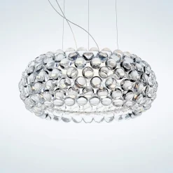 Foscarini Caboche Plus media pendellampe R7s, klar