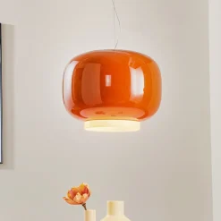 Foscarini Chouchin 1 LED-hængelampe, orange