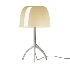 Foscarini Bordlamper>Lumiere piccola alu/creme, dæmpbar