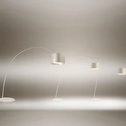 Twiggy Elle LED-gulvlampe, greige^Foscarini Outlet