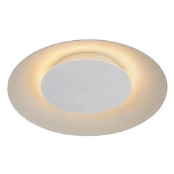 Lucide Foskal LED-loftslampe i hvid, Ø 34,5 cm