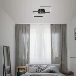 Frame LED-loftlampe, 2 lyskilder, Switch dim, sort^Briloner Best