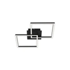 Frame LED-loftlampe, 2 lyskilder, Switch dim, sort^Briloner Best