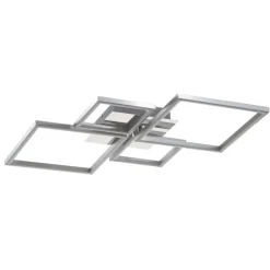 Briloner Frame LED-loftslampe, dæmpbar via vægkontakt