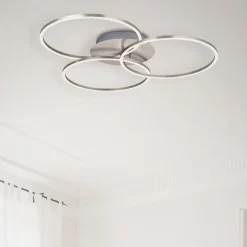 Briloner Frame Ring loftlampe Switch dim nikkel 3 lyskilder