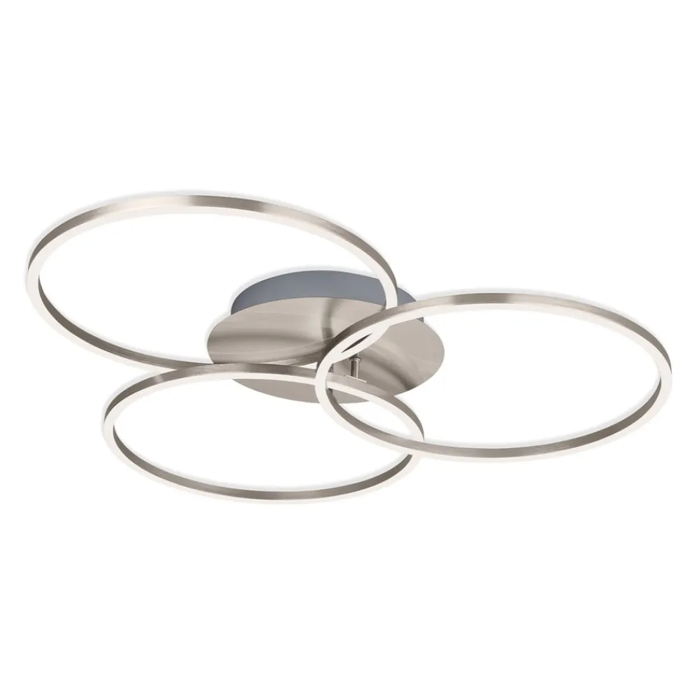 Briloner Frame Ring loftlampe Switch dim nikkel 3 lyskilder