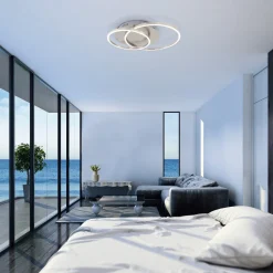 Briloner Frames LED-loftlampe, 2 ringe, kan drejes