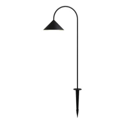 lampe med jordspyd Grasp, sort, højde 82 cm^FRANDSEN Best