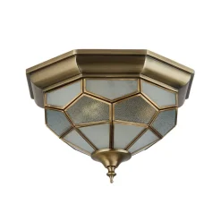 Searchlight FRIDA køn loftlampe med glasindsatser