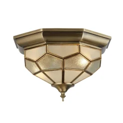 Searchlight FRIDA køn loftlampe med glasindsatser