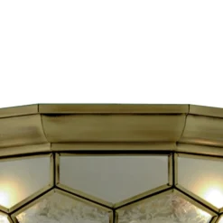 Searchlight FRIDA køn loftlampe med glasindsatser