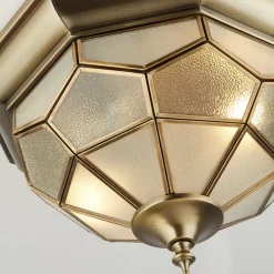 Searchlight FRIDA køn loftlampe med glasindsatser