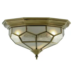 Searchlight FRIDA køn loftlampe med glasindsatser