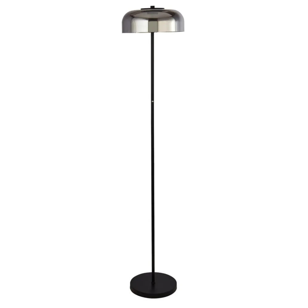 Frisbee LED-gulvlampe med glasskærm^Searchlight