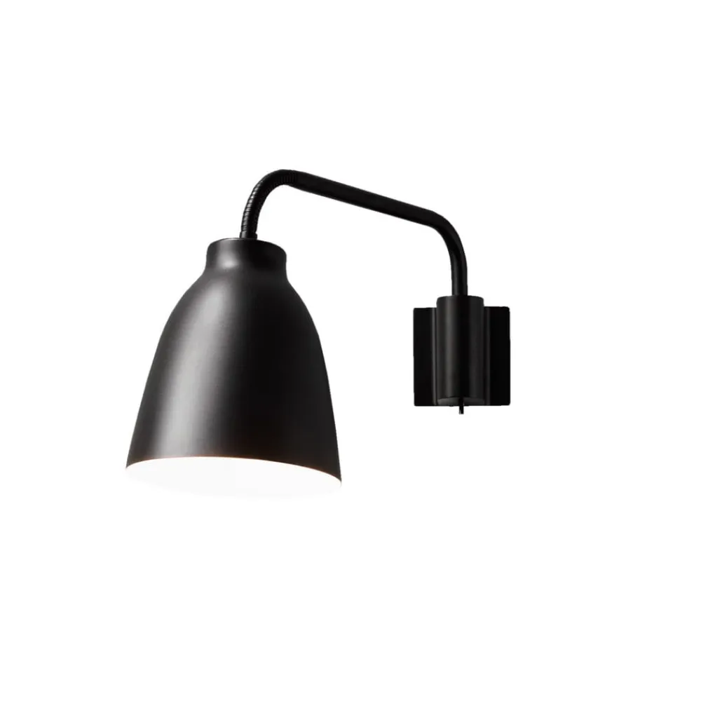 FRITZ HANSEN Væglamper>Caravaggio væglampe, sort