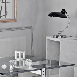 FRITZ HANSEN Arbejdsrum/Kontor>Kaiser Idell 6631 Luxus, blank sort