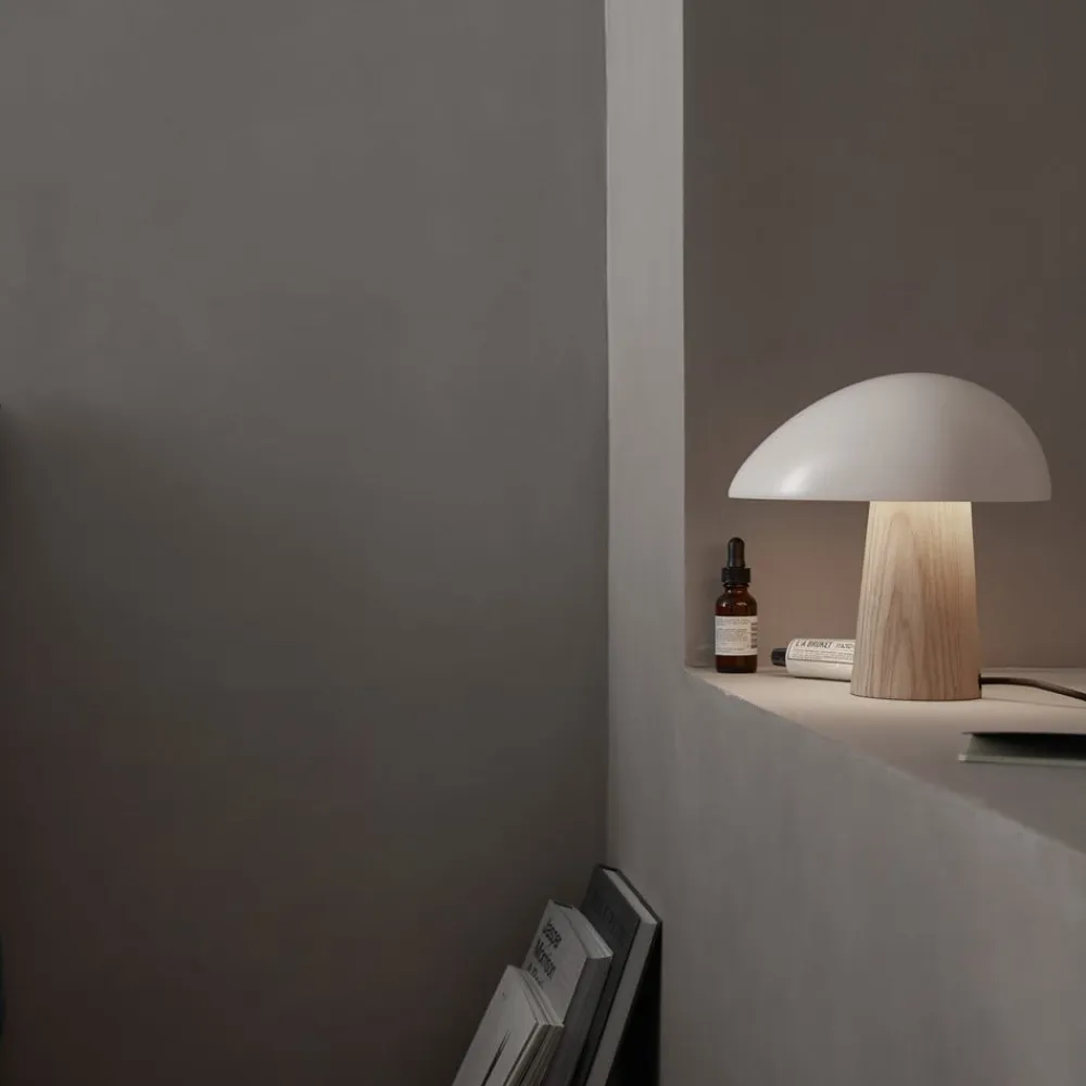 FRITZ HANSEN Bordlamper>Night Owl bordlampe, røghvid/ask