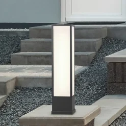 Fuerte LED-sokkellampe, antracit, aluminium, IP54^Trio Lighting Sale