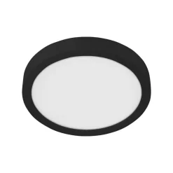 EGLO Loftlamper|Loftlamper>Fueva 5 LED-loftlampe IP44 4.000 K sort Ø28,5cm