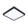 EGLO Fueva 5 loftlampe IP44 sort 3.000 K 28x28cm