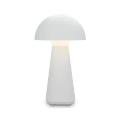 Briloner Dekorationsbelysning|Terrassebelysning>Fungo LED-bordlampe, genopladelig, hvid