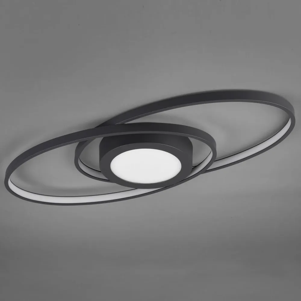 Reality Leuchten Galaxy LED-loftslampe, dæmpbar, antracit